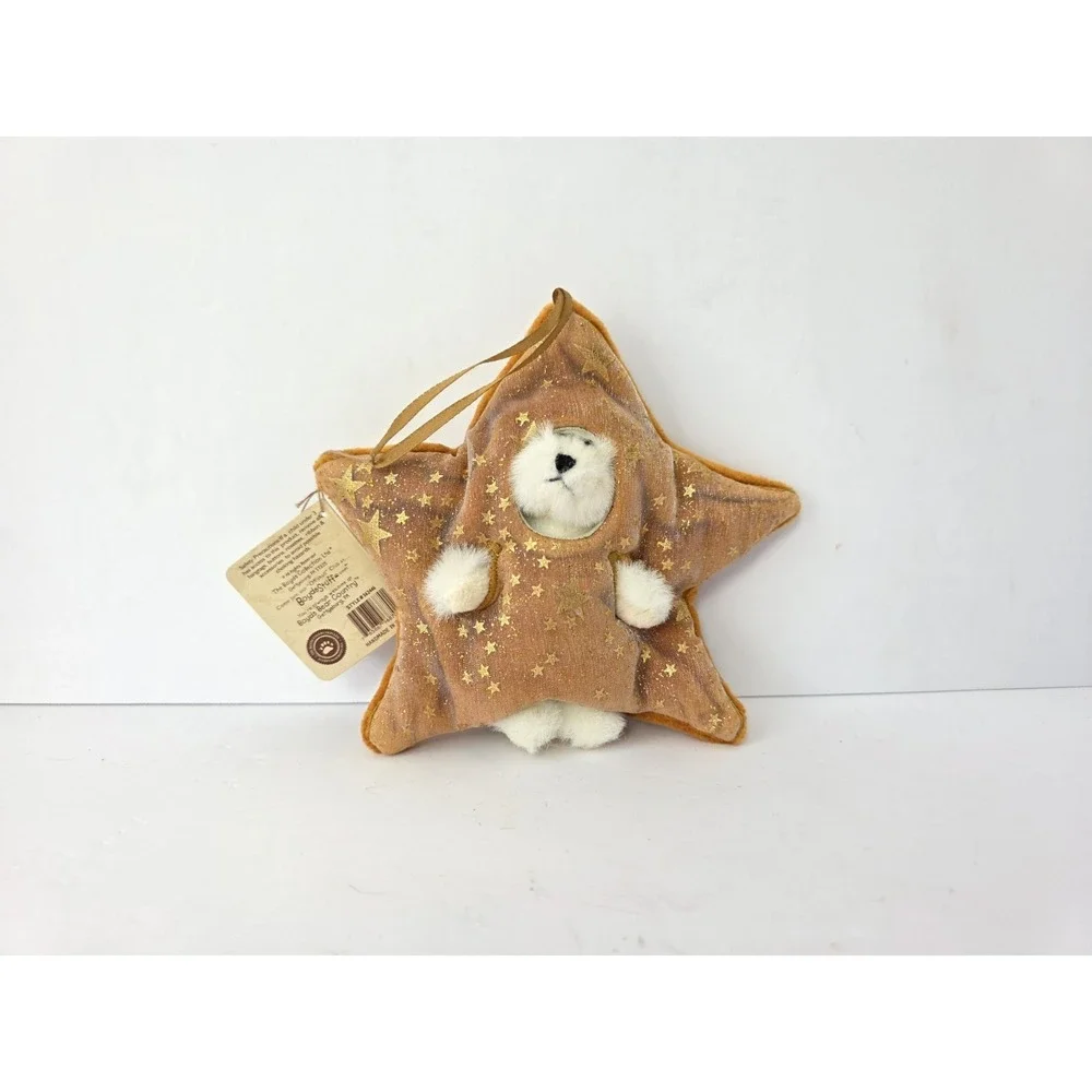 Boyds Bear Christmas Ornament star Little Twink w/ tag teddy bear plush